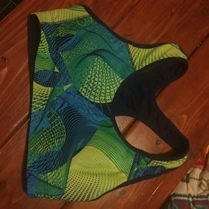 Danskin Now sports bra, Vibrant colors.